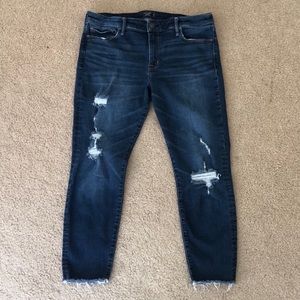 Abercrombie & Fitch Harper Ankle Low-Rise Jeans